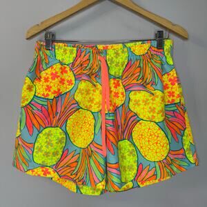 Chubbies The Hooligans Neon Pineapple Swim Trunks Shorts 5" Preppy Sz L